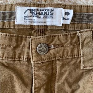 Mountain Khakis camber 107 pants 36x34
